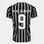 Camisa Corinthians II 26/27 Yuri Alberto N° 9 Torcedor Nike Masculina - Preto+Branco