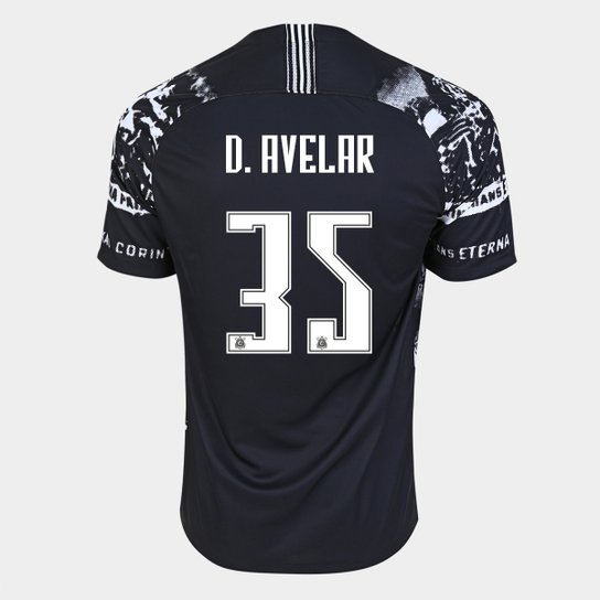 Camisa Corinthians III 19/20 D. Avelar  Nº  35 - Torcedor Nike Masculina