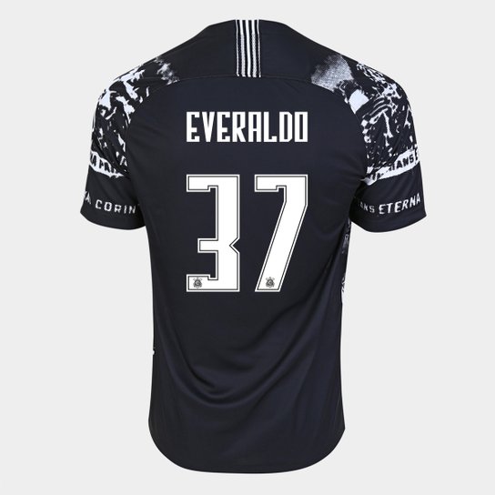 Camisa Corinthians III 19/20 Everaldo Nº  37 - Torcedor Nike Masculina