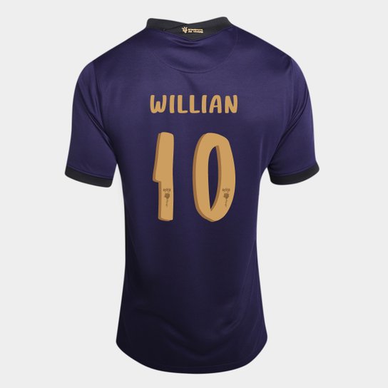 Camisa Corinthians III 21/22 Willian Nº 10 Torcedor Nike Masculina