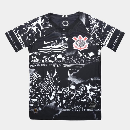 Camisa Corinthians Infantil III 19/20 s/nº Nike - Invasões - Onde Houver Corinthians