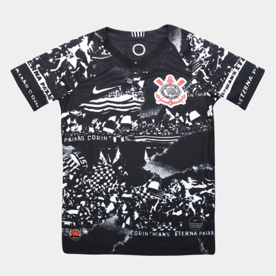 Camisa Corinthians Infantil III 19/20 s/nº Nike - Invasões - Yokohama 2012