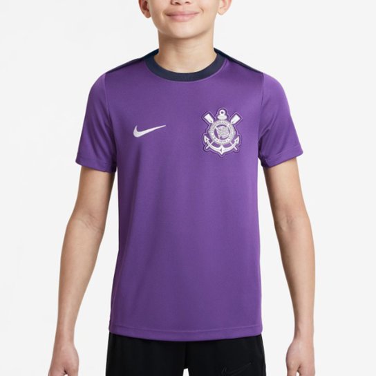 Camisa Corinthians Infantil Treino 25/26 Nike