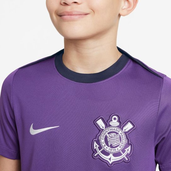 Camisa Corinthians Infantil Treino 25/26 Nike