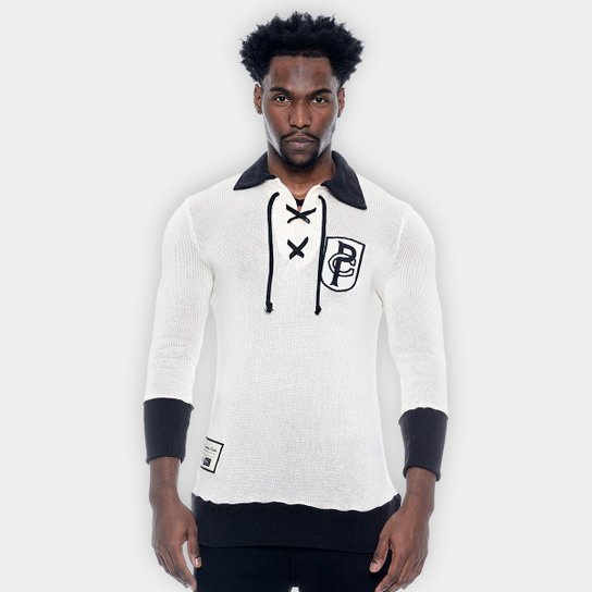 Camisa Corinthians Manga Longa Tricô 1914 Masculina