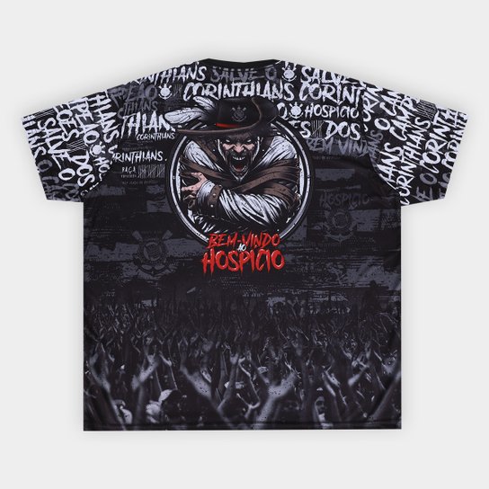 Camisa Corinthians Plus Size Quebrada Masculina