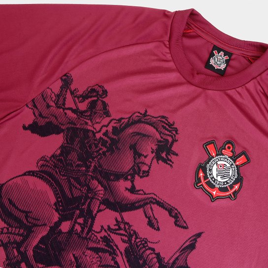 Camisa Corinthians São Jorge Edição Limitada C/ Patch Masculina
