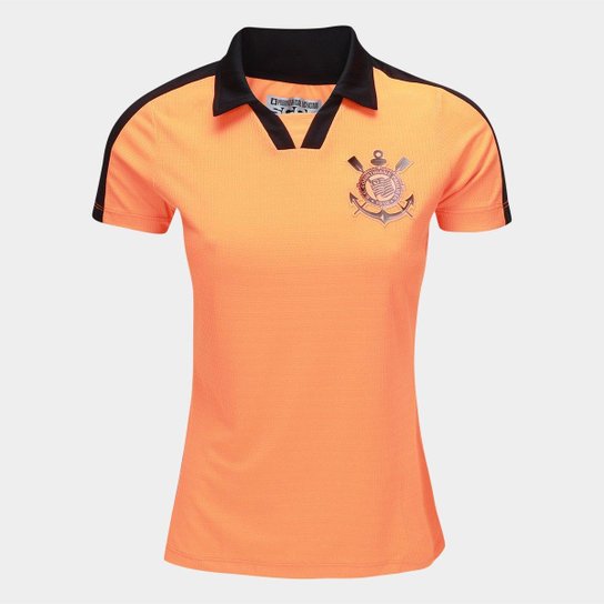 Camisa Polo Corinthians Block Feminina