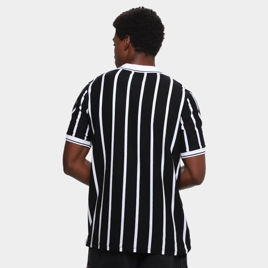 Camisa Polo Corinthians CP Listrada Masculina
