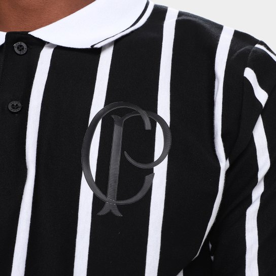 Camisa Polo Corinthians CP Listrada Masculina