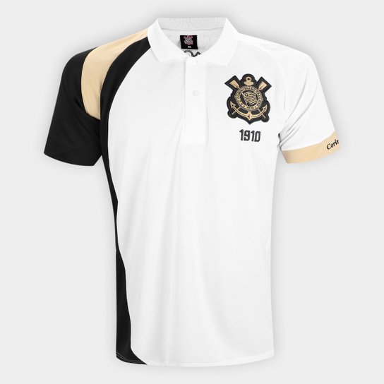 Camisa Polo Corinthians Dry Estrelas SPR Masculina
