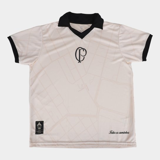 Camisa Polo Corinthians Infantil Surf Center 115 Anos