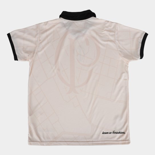 Camisa Polo Corinthians Infantil Surf Center 115 Anos