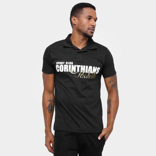 Camisa Polo Corinthians Paulista Masculina