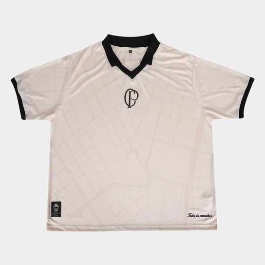 Camisa Polo Corinthians Plus Size 115 Anos Masculina