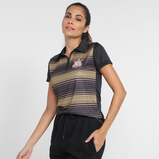 Camisa Polo Corinthians SPR Feminina