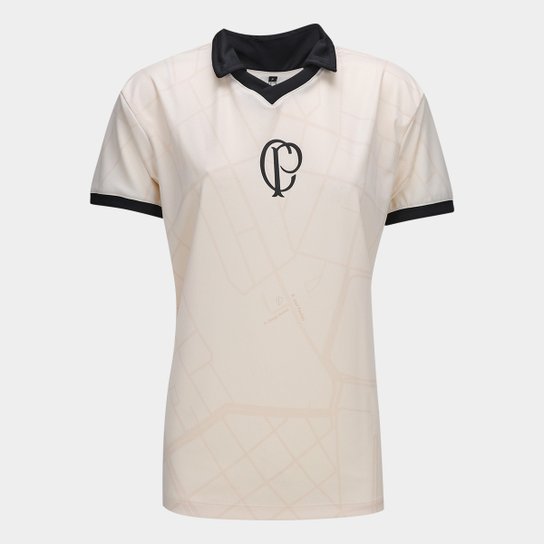 Camisa Polo Corinthians Surf Center 115 Anos Feminina