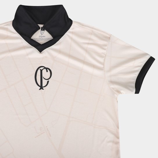 Camisa Polo Corinthians Surf Center 115 Anos Feminina