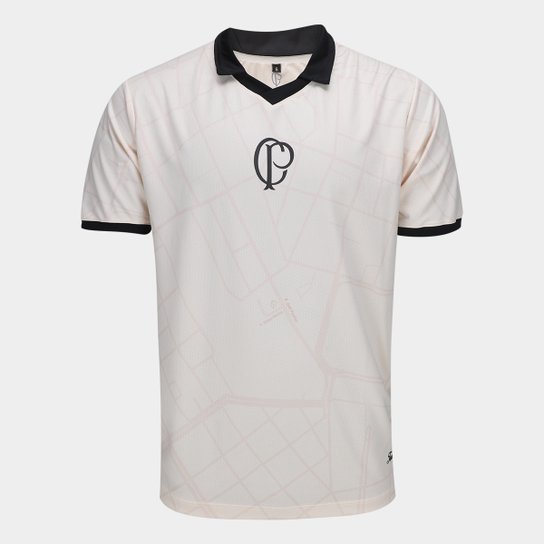 Camisa Polo Corinthians Surf Center 115 Anos Masculina