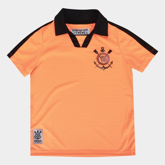 Camisa Polo Infantil Corinthians Block Menino