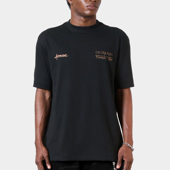 Camiseta Canelada Corinthians Centenário Approve Masculina