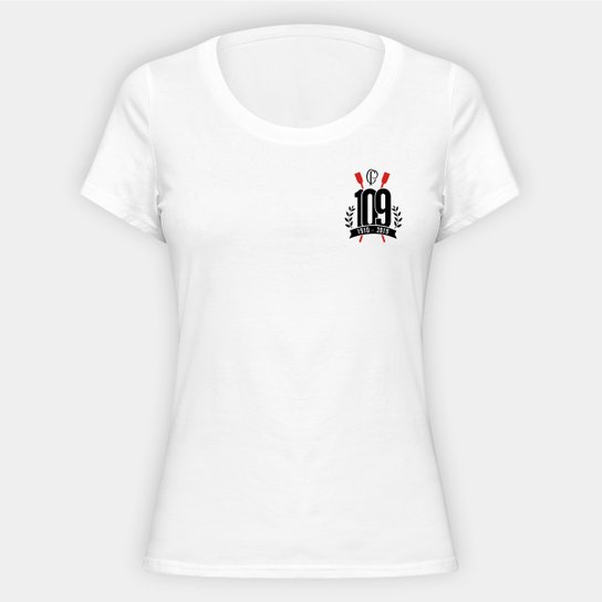 Camiseta Corinthians 109 Anos - Feminina