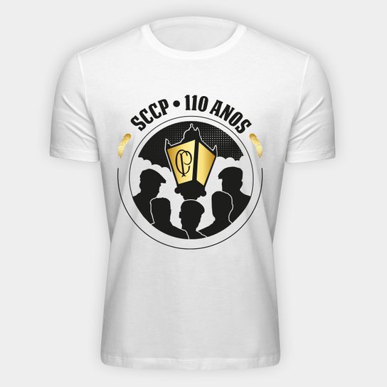 Camiseta Corinthians 110 Anos Dourado Masculina