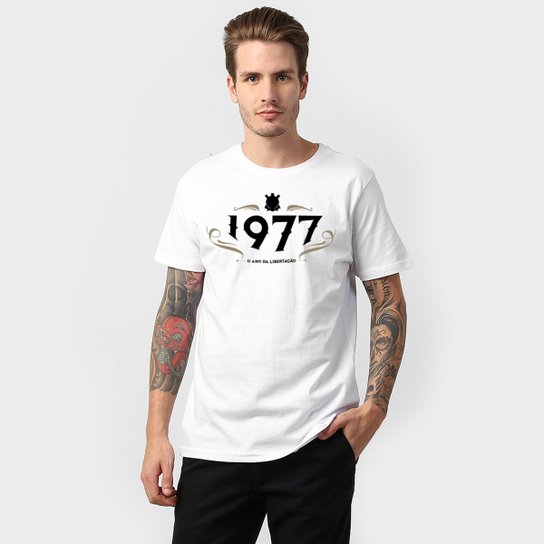 Camiseta Corinthians 1977 Ano da Libertação