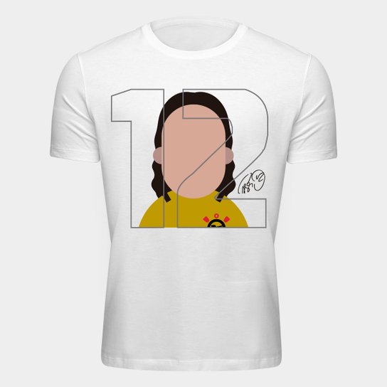 Camiseta Corinthians Cássio 12 Masculina