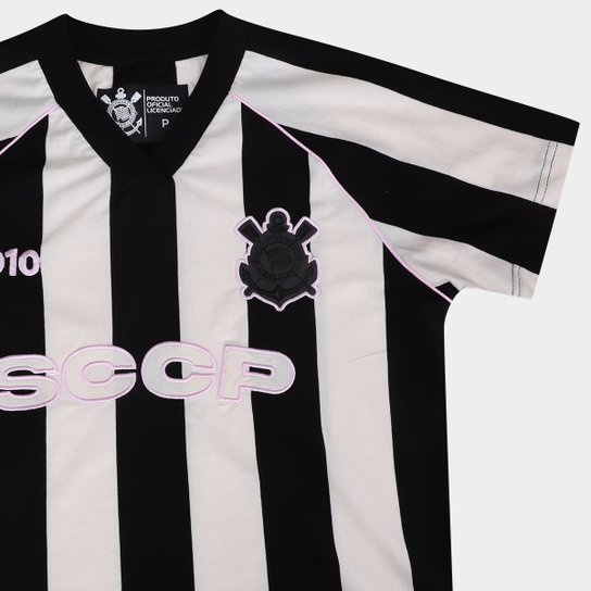 Camiseta Corinthians Corinthians Box Listrada Feminina