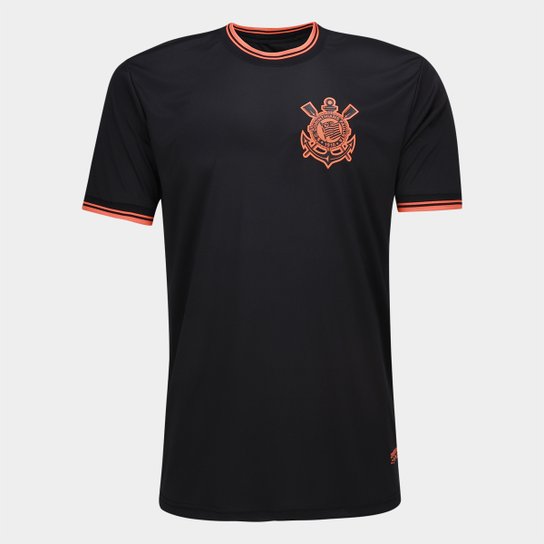 Camiseta Corinthians Dry Com Punho Masculina