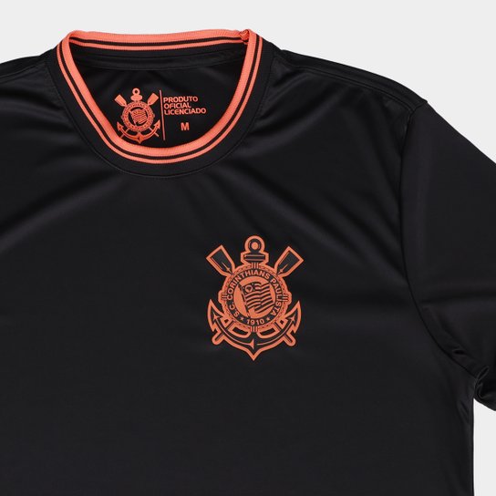 Camiseta Corinthians Dry Com Punho Masculina
