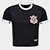 Camiseta Corinthians Dry Feminina - Preto