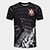 Camiseta Corinthians Esportiva Quebrada Masculina - Preto