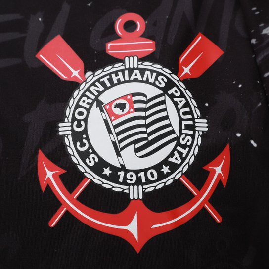 Camiseta Corinthians Esportiva Quebrada Masculina