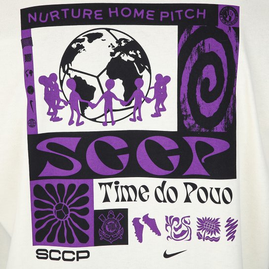 Camiseta Corinthians Nike Estampada Masculina