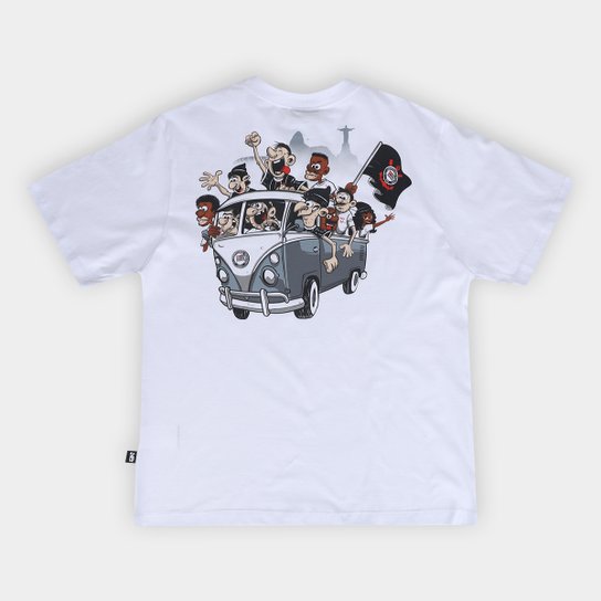 Camiseta Corinthians Plus Size Street Large Masculina