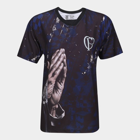 Camiseta Corinthians Quebrada Feminina