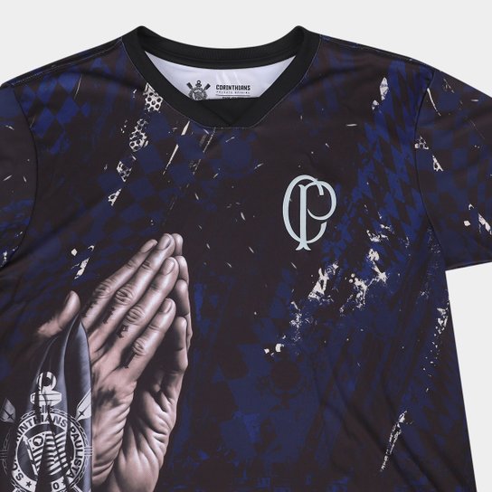 Camiseta Corinthians Quebrada Feminina