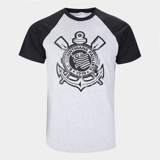 Camiseta Corinthians Raglan Masculina