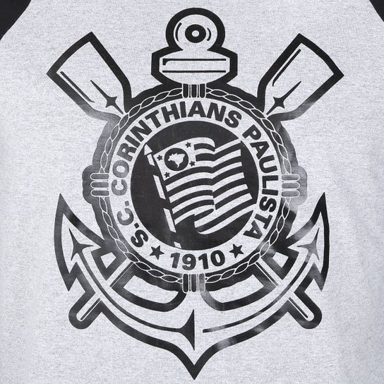 Camiseta Corinthians Raglan Masculina