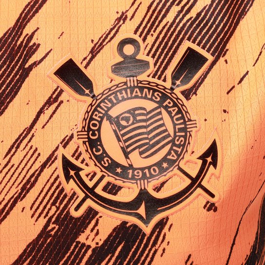 Camiseta Corinthians Rajados Feminina