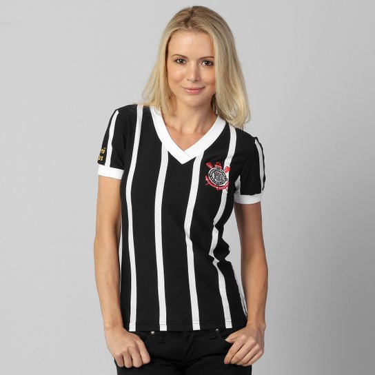 Camiseta Corinthians Réplica 1982/1983 Feminina