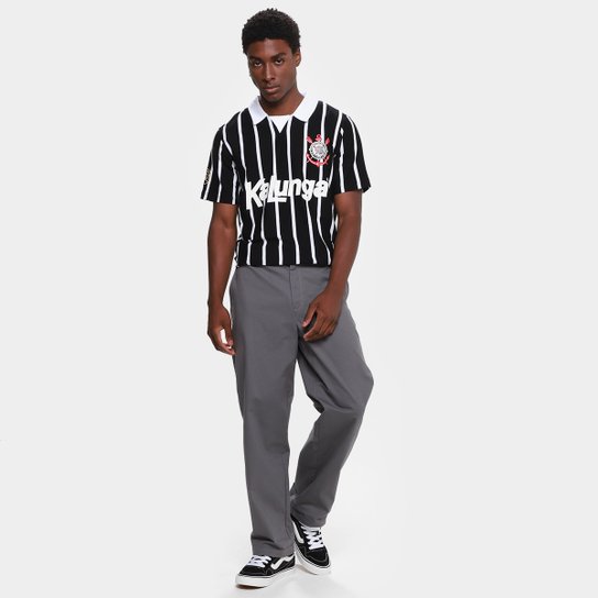 Camiseta Corinthians Retrô 1990 Kalunga Masculina
