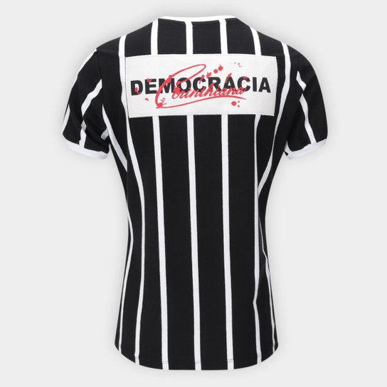 Camiseta Corinthians Retrô Democracia Feminina