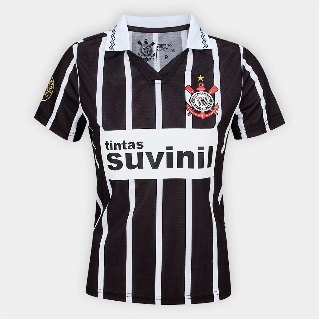 Camiseta Corinthians Suvinil Feminina