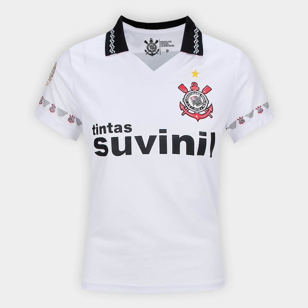 Camiseta Corinthians Suvinil Feminina