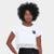 Camiseta Cropped Corinthians Coimbra Feminina - Branco