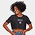 Camiseta Cropped Corinthians Feminina - Preto