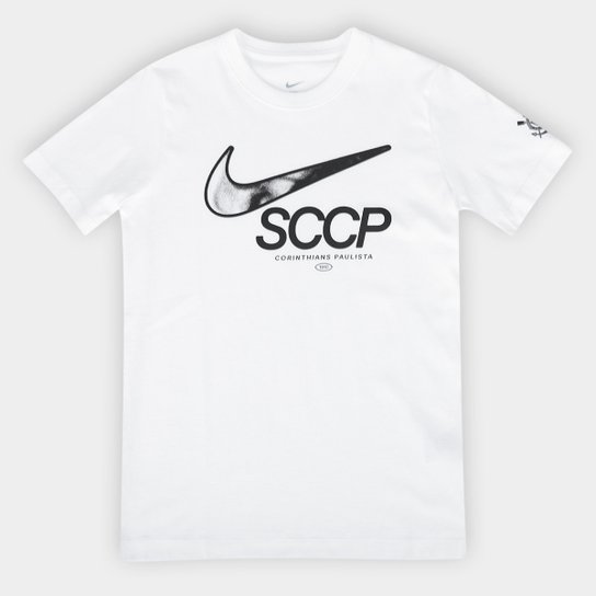 Camiseta Infantil Corinthians Nike Swoosh